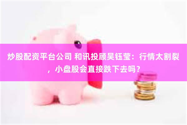 炒股配资平台公司 和讯投顾吴钰莹：行情太割裂，小盘股会直接跌下去吗？