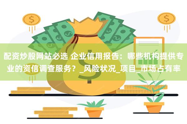 配资炒股网站必选 企业信用报告：哪些机构提供专业的资信调查服务？_风险状况_项目_市场占有率