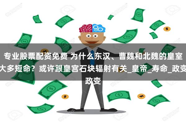 专业股票配资免费 为什么东汉、曹魏和北魏的皇室大多短命？或许跟皇宫石块辐射有关_皇帝_寿命_政变